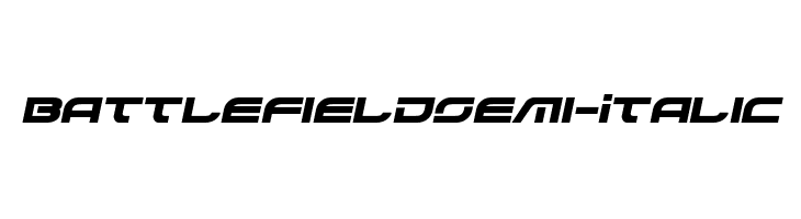 Battlefield Semi-Italic  Frei Schriftart Herunterladen