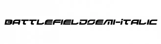 Battlefield Semi-Italic  Frei Schriftart Herunterladen