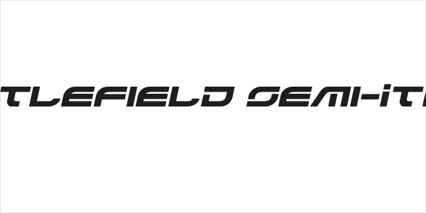 Battlefield Semi-Italic Logo