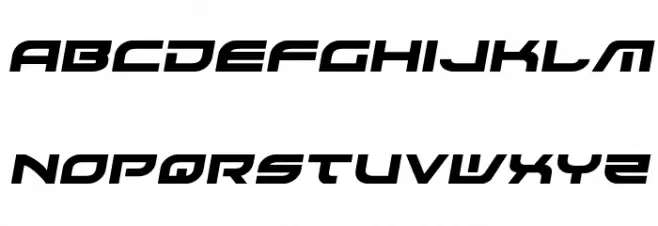 Battlefield Semi-Italic फ़ॉन्ट लोअरकेस