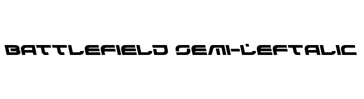 Battlefield Semi-Leftalic  नि: शुल्क फ़ॉन्ट्स डाउनलोड