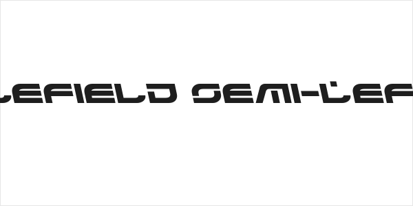 Battlefield Semi-Leftalic Logo