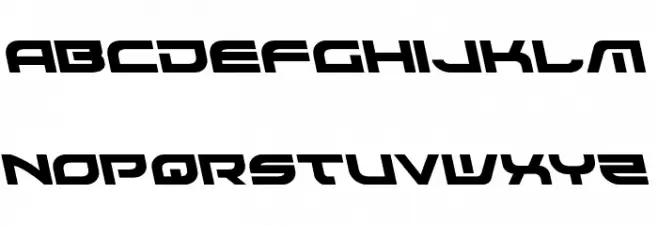 Battlefield Semi-Leftalic Caratteri MINUSCOLO