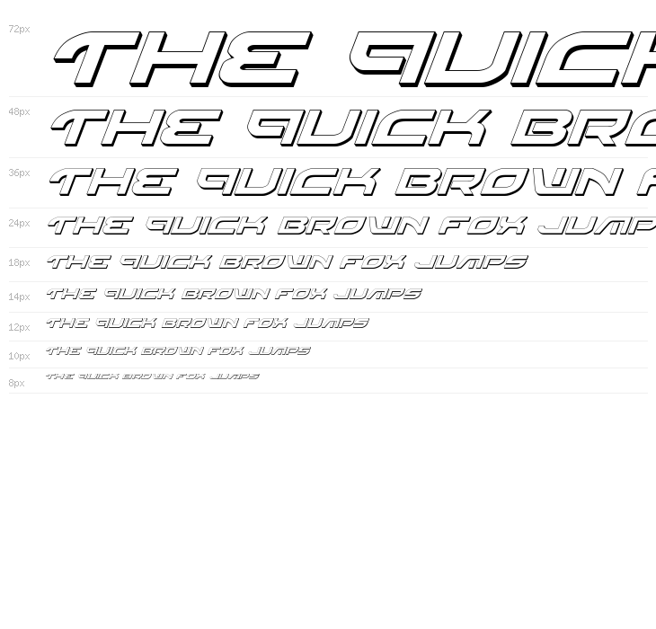 Battlefield Shadow Italic Waterfall