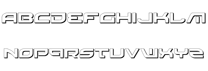 Battlefield Shadow Font LOWERCASE
