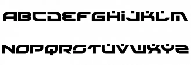 Battlefield 字体 大写