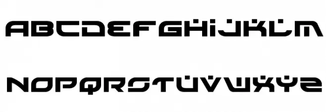 Battlefield Шрифта ВЕРХНИЙ