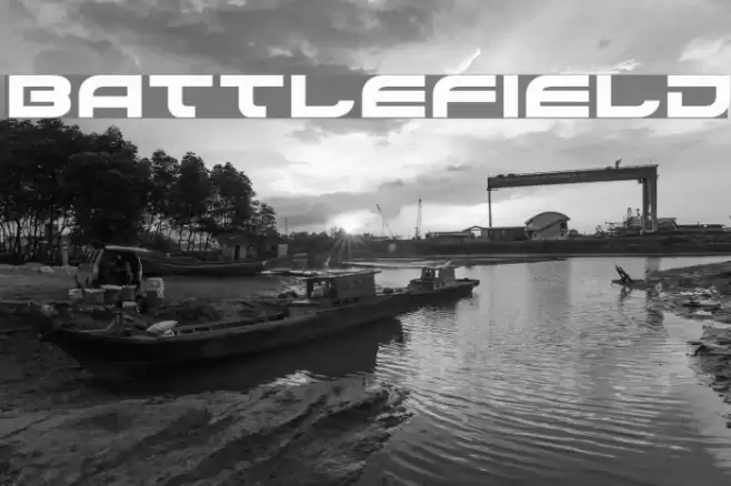 Battlefield Font examples