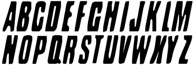 Battleforce 5 Schriftart Groß