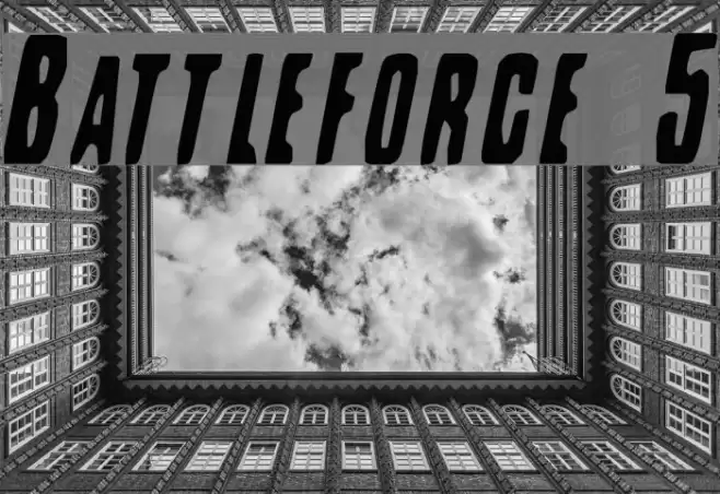 Battleforce 5 フォント examples