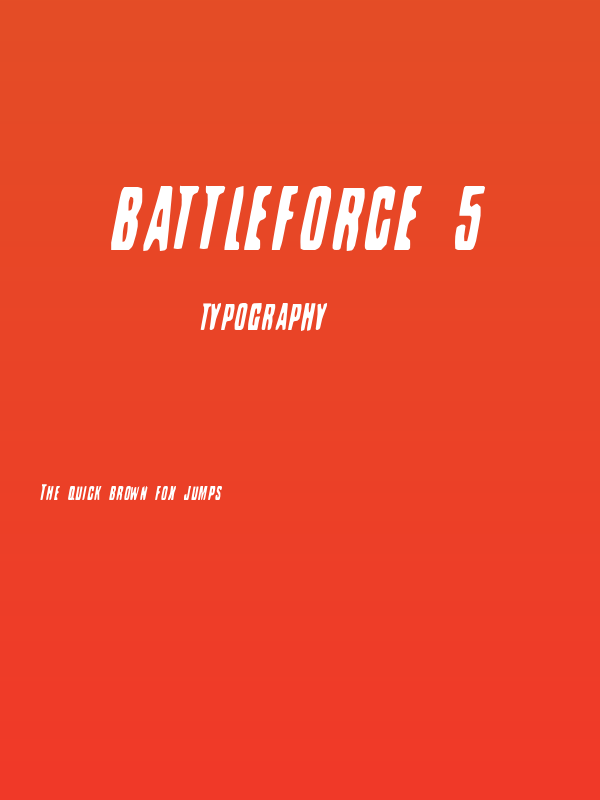 Battleforce 5 Poster