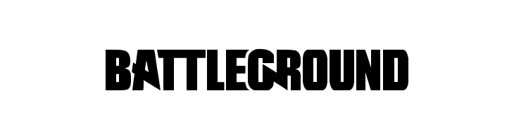 Battleground  नि: शुल्क फ़ॉन्ट्स डाउनलोड