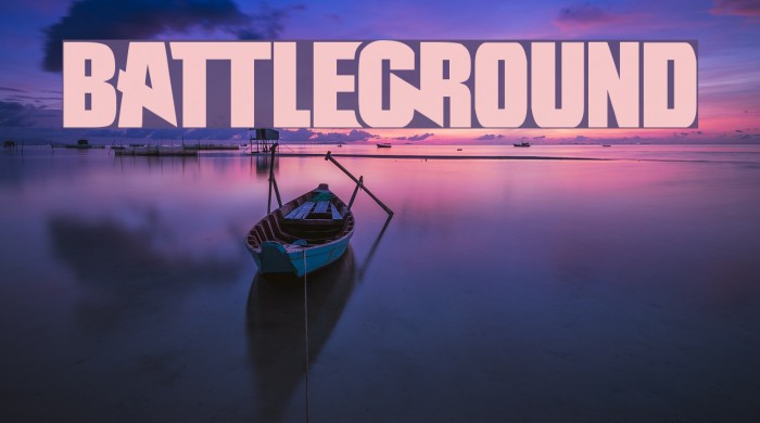 Battleground Font examples
