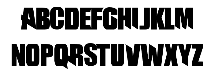 Battleground Font LOWERCASE