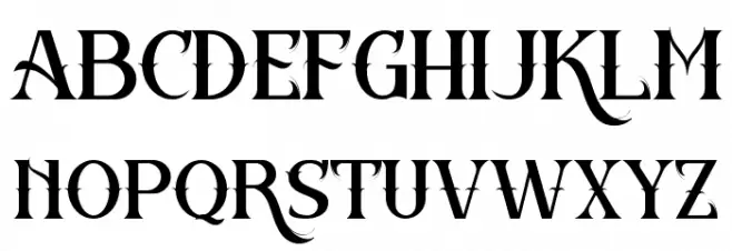 Battlesbridge Demo Font Litere mici