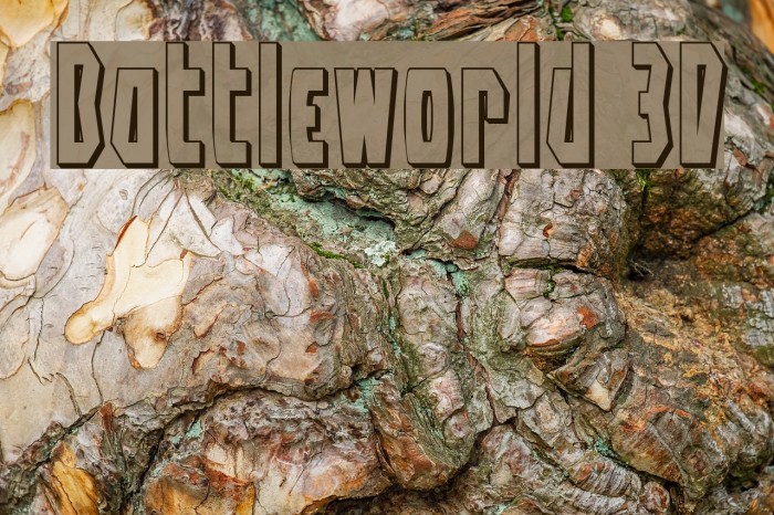 Battleworld 3D Font examples