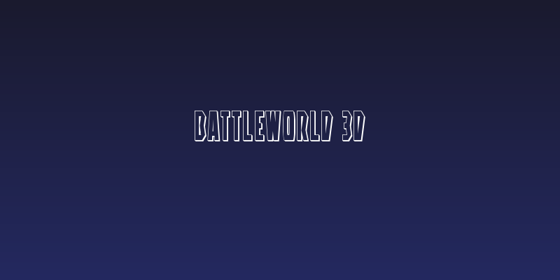 Battleworld 3D Social Header