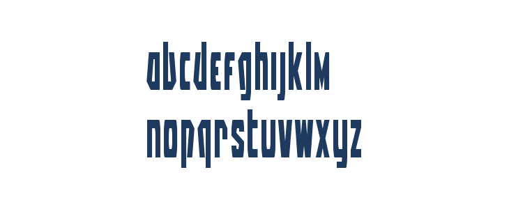 Battleworld Condensed Lowercase