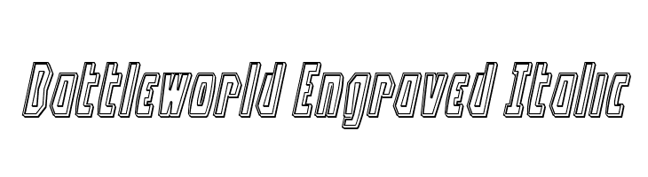 Battleworld Engraved Italic  Fuentes Gratis Descargar