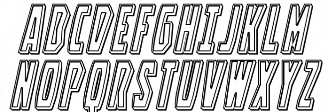 Battleworld Engraved Italic Fuentes MAYÚSCULAS