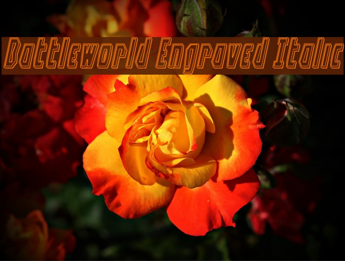 Battleworld Engraved Italic Example 3
