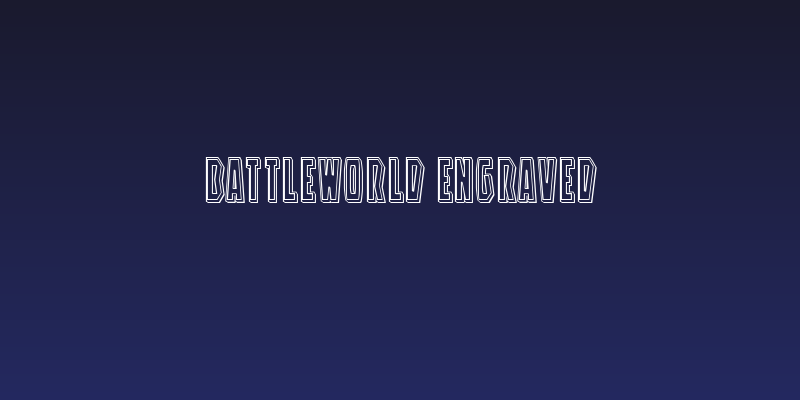Battleworld Engraved Social Header