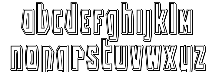 Battleworld Engraved Font LOWERCASE