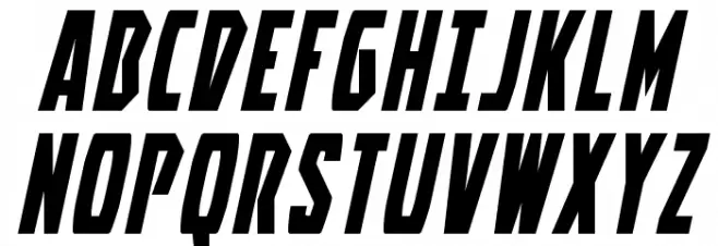 Battleworld Expanded Italic 字体 大写