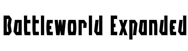 Battleworld Expanded  नि: शुल्क फ़ॉन्ट्स डाउनलोड