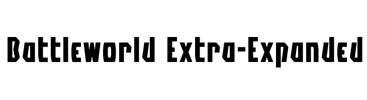 Battleworld Extra-Expanded  Free Fonts Download