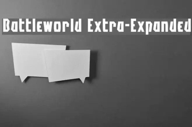 Battleworld Extra-Expanded Font examples
