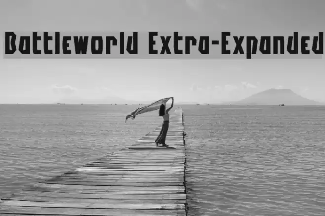 Battleworld Extra-Expanded Font examples