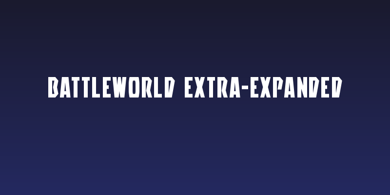 Battleworld Extra-Expanded Social Header
