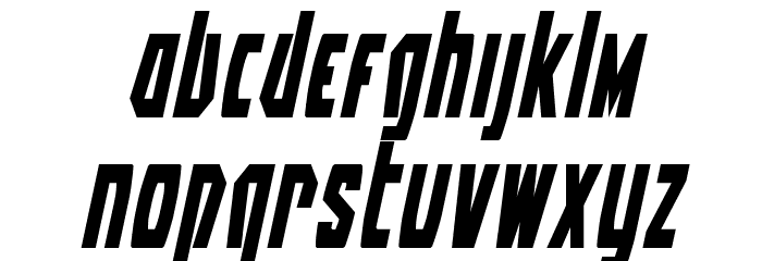 Battleworld Italic Font LOWERCASE