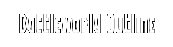 Battleworld Outline  免费字体下载