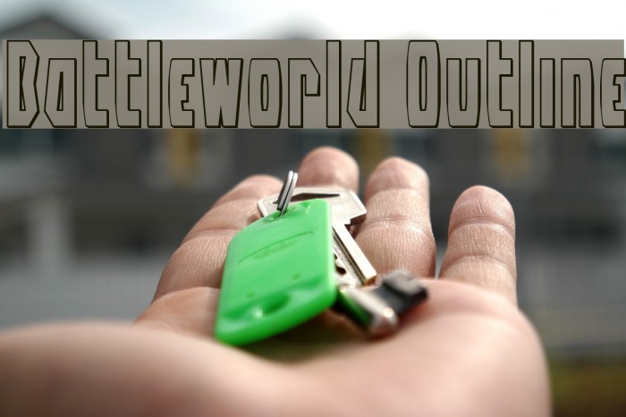 Battleworld Outline Font examples