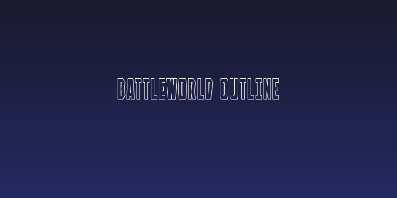 Battleworld Outline Social Header