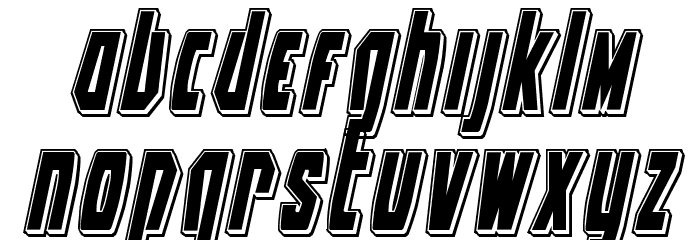 Battleworld Punch Italic Font LOWERCASE