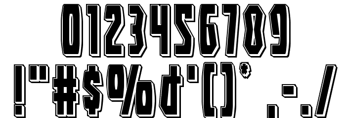 Battleworld Punch Font OTHER CHARS