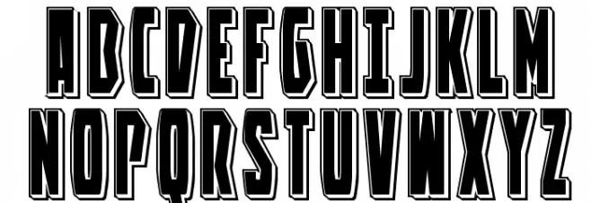 Battleworld Punch Schriftart Groß