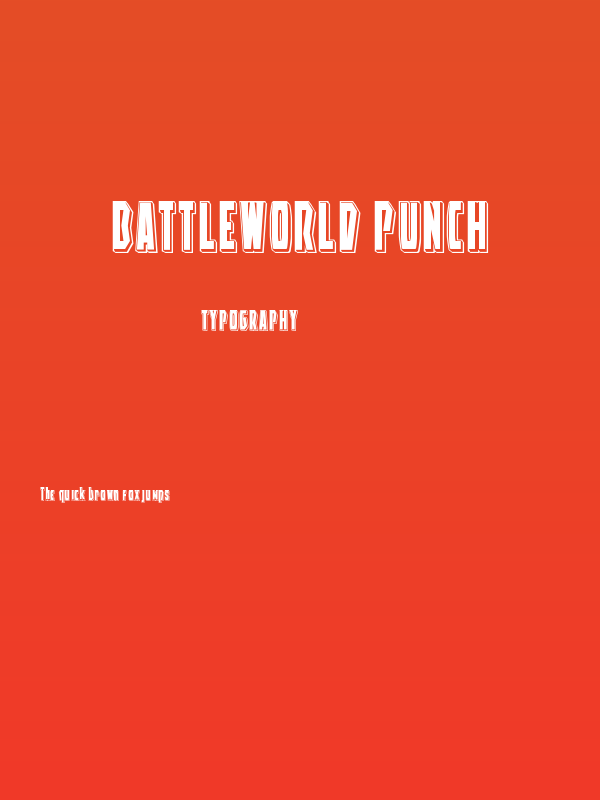 Battleworld Punch Poster