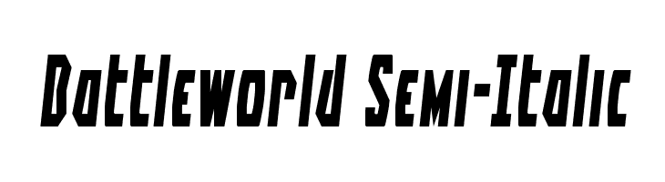 Battleworld Semi-Italic  नि: शुल्क फ़ॉन्ट्स डाउनलोड