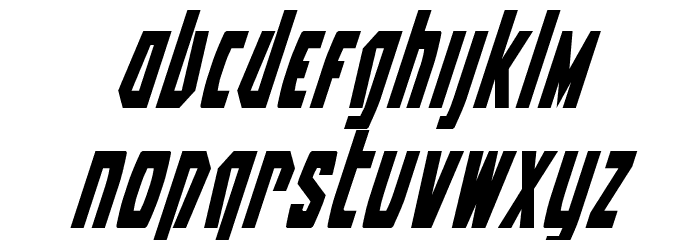 Battleworld Super-Italic Font LOWERCASE