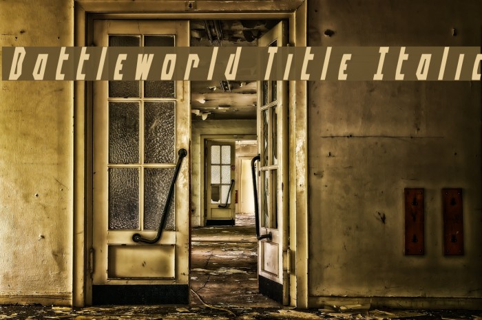 Battleworld Title Italic Example 1
