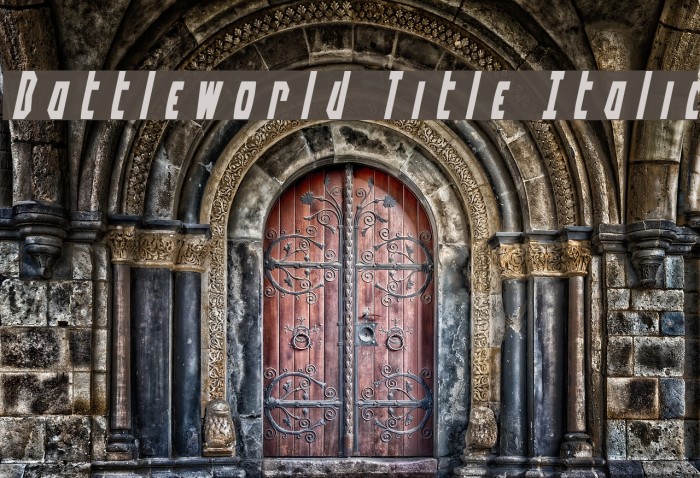 Battleworld Title Italic Example 3