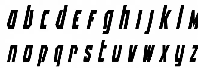 Battleworld Title Italic फ़ॉन्ट लोअरकेस