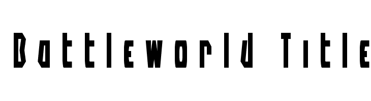 Battleworld Title Font