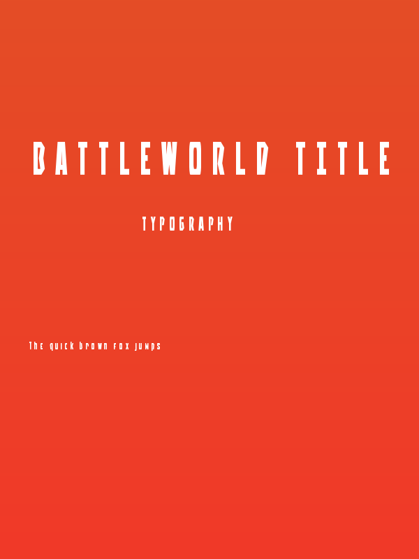 Battleworld Title Poster