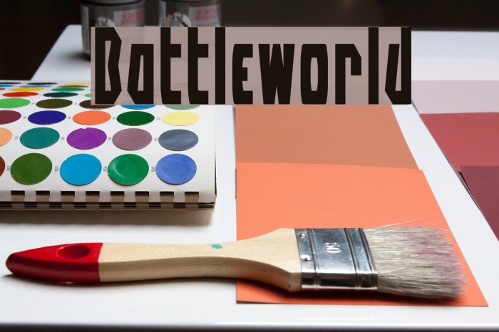 Battleworld Font examples