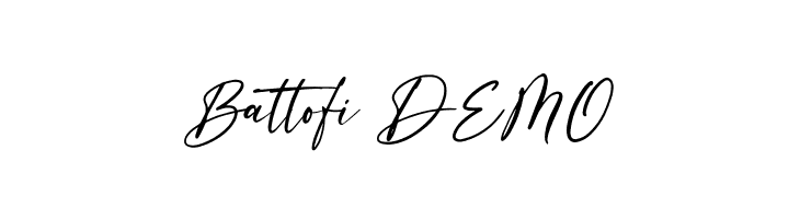 Battofi DEMO  font caratteri gratis